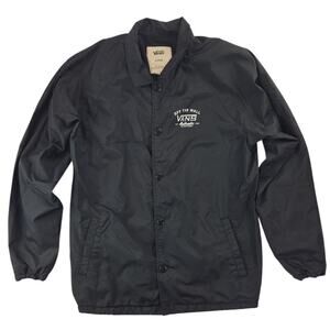 Vans | Black Coach's Jacket | Size XL